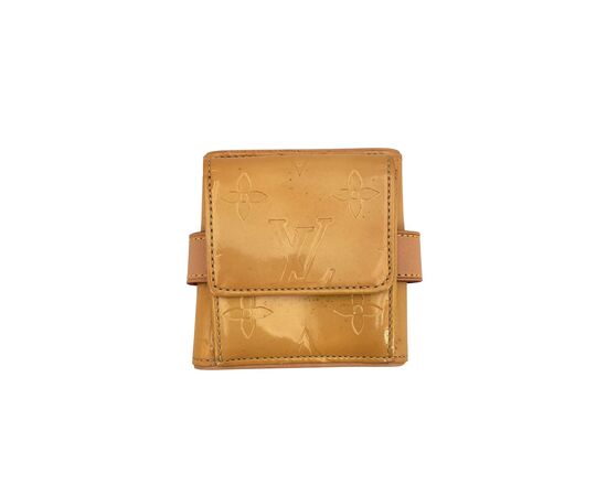 LOUIS VUITTON Portafoglio in Pelle Lucida Col. Beige S