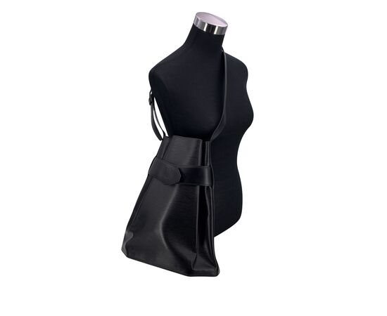 LOUIS VUITTON Borsa a Tracolla Vintage in Pelle Col. Nero Sac d'epaule M