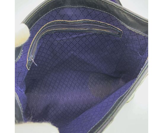 GUCCI Borsa a Tracolla Vintage in Tela Col. Blu M