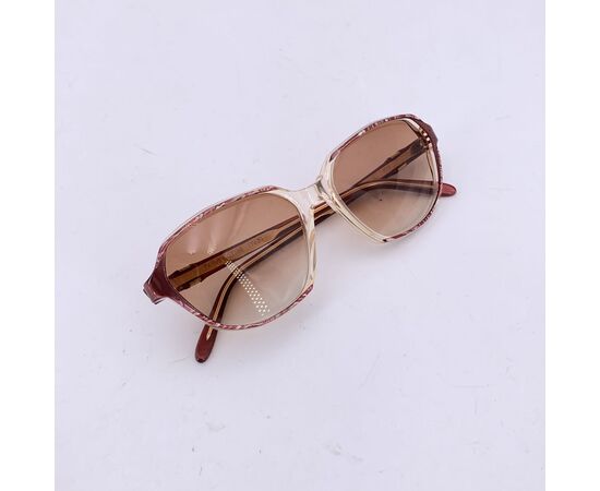 YVES SAINT LAURENT Occhiali da Sole Vintage in Acetato Col. Marrone