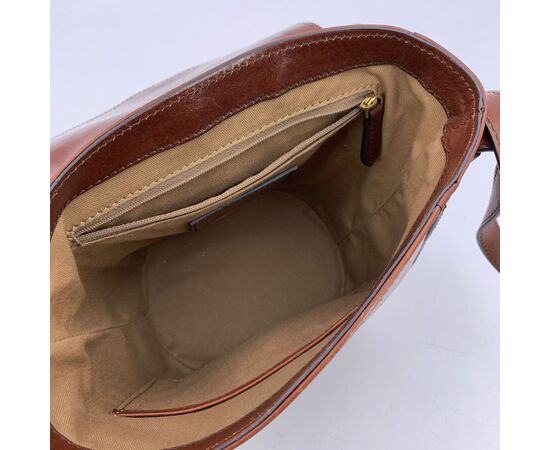 THE BRIDGE Borsa a Tracolla Vintage in Pelle Col. Marrone M