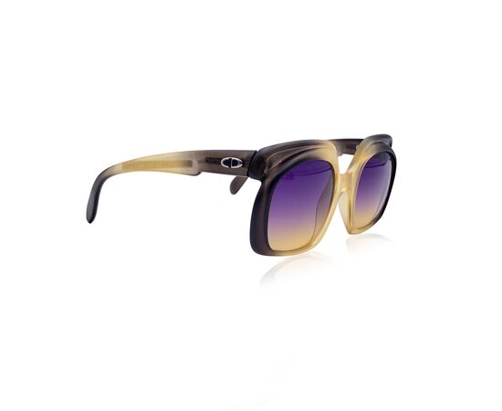 DIOR Occhiali da Sole Vintage in Acetato Col. Giallo Oversize