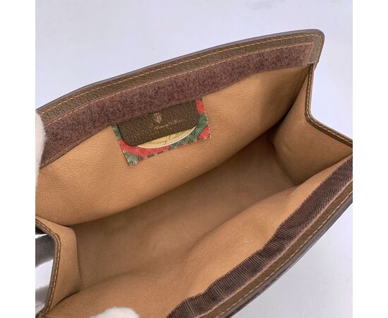 GUCCI Pochette Vintage in Tela Col. Beige Ophidia S