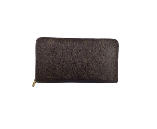 LOUIS VUITTON Portafoglio Vintage in Tela Col. Marrone Zippy M