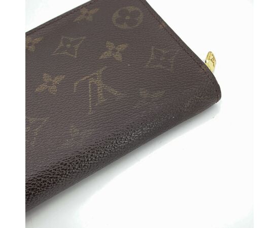 LOUIS VUITTON Portafoglio Vintage in Tela Col. Marrone Zippy M