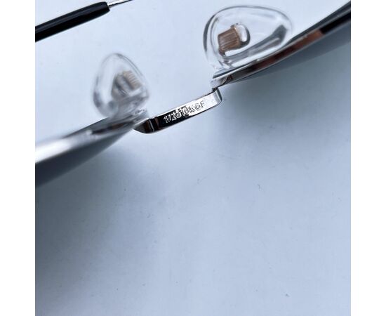 Occhiali da Sole Vintage in Metallo Col. Argento