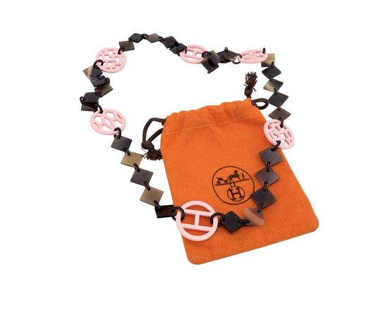 HERMES Collana in Col. Rosa