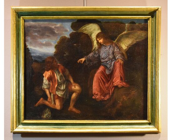 Tobiolo e l’Angelo - Giovanni Gerolamo Savoldo (Brescia, 1480 circa – post 1548) Seguace di