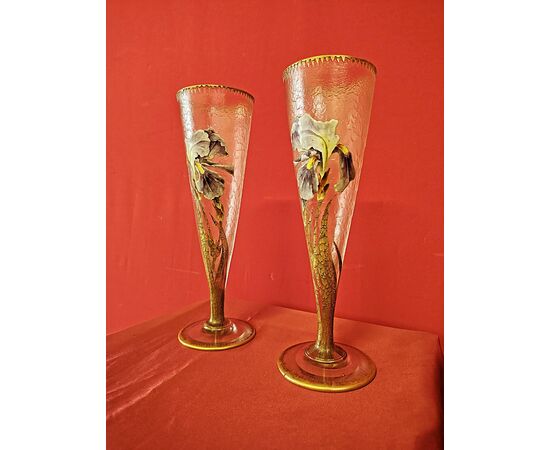 Coppia Vasi Art Nouveau