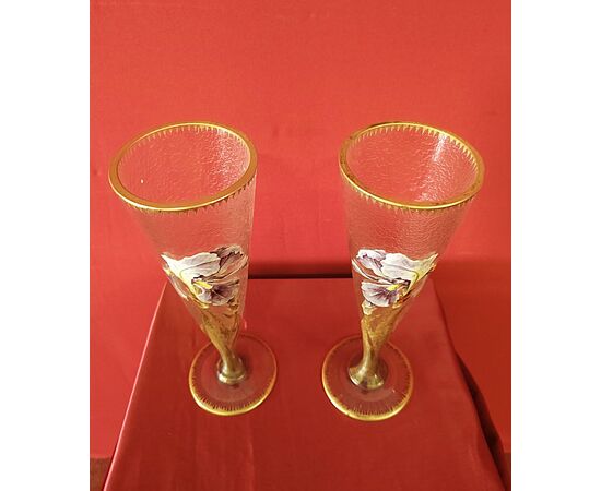 Coppia Vasi Art Nouveau