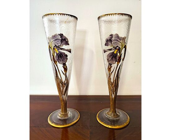 Coppia Vasi Art Nouveau