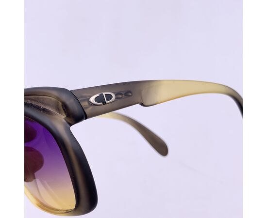 DIOR Occhiali da Sole Vintage in Acetato Col. Giallo Oversize