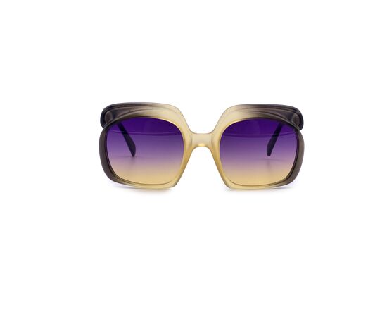 DIOR Occhiali da Sole Vintage in Acetato Col. Giallo Oversize