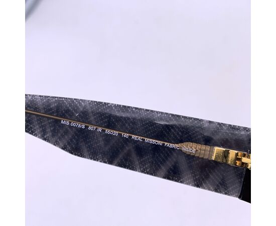 MISSONI Occhiali da Sole in Plastica Col. Nero