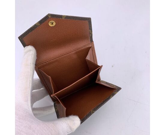 LOUIS VUITTON Portafoglio Vintage in Tela Col. Marrone S