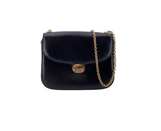 GUCCI Borsa a Tracolla Vintage in Pelle Col. Nero M
