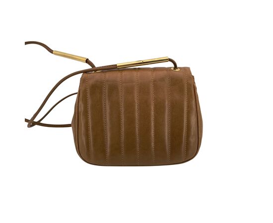 FENDI Borsa a Tracolla Vintage in Pelle Col. Marrone FF S