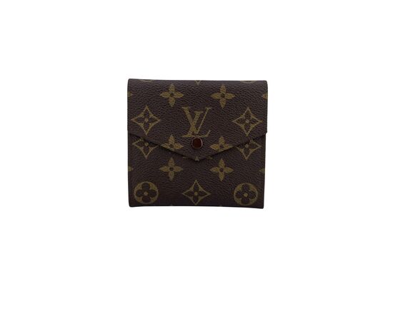 LOUIS VUITTON Portafoglio Vintage in Tela Col. Marrone S