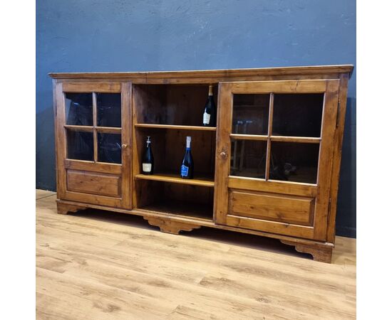 Intriguing 19th-century walnut pantry cupboard
