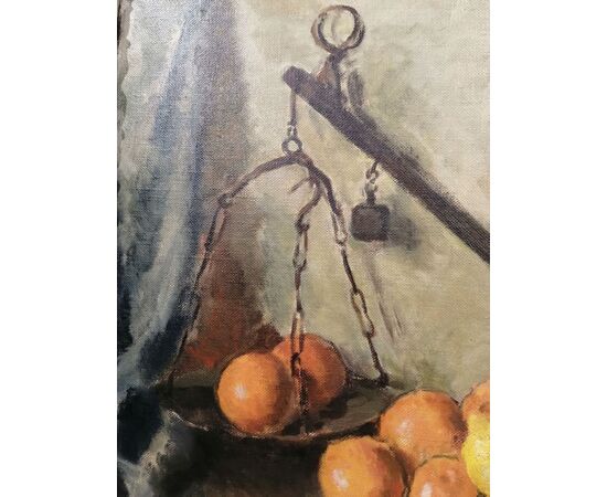 Dipinto del '900 natura morta - Pittore riminese Alberto Bianchi