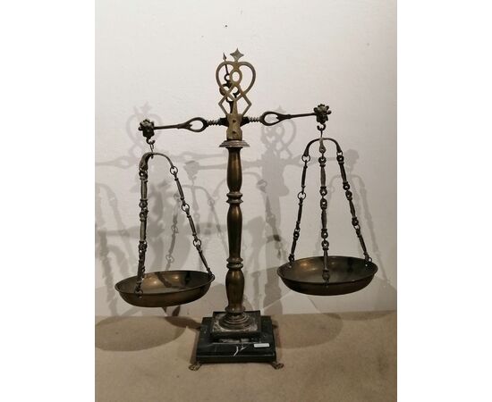 Bilancia dell'800 in rame