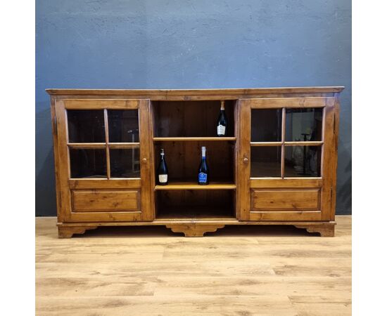 Intriguing 19th-century walnut pantry cupboard