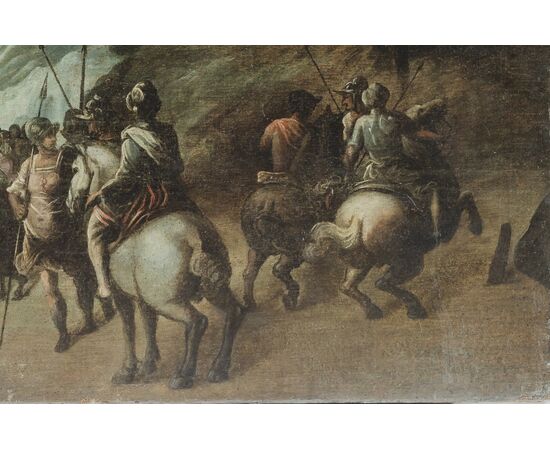 The Beheading of Goliath - Italian School 17th Century - oil on canvas