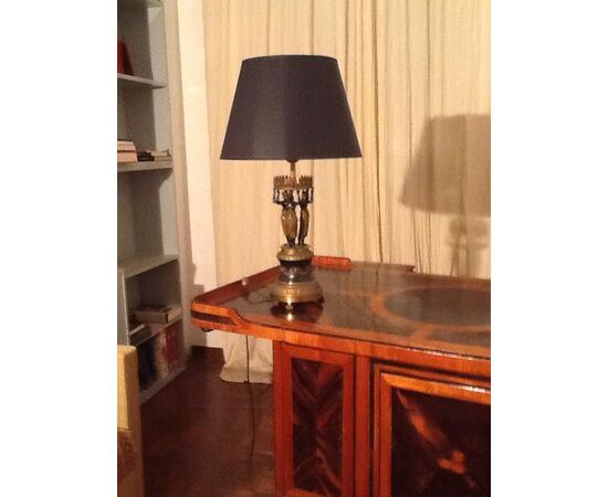 Desk with sliding top veneered in various exotic woods bois de rose - Louis XIV Rome - Early 1700s