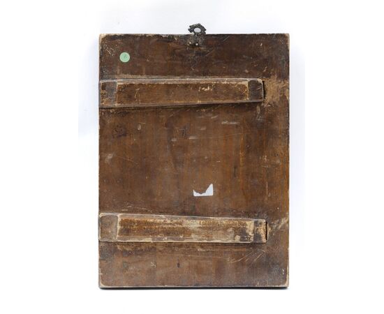 Wooden icon with Christ Pantocrator - Russia, 19th century