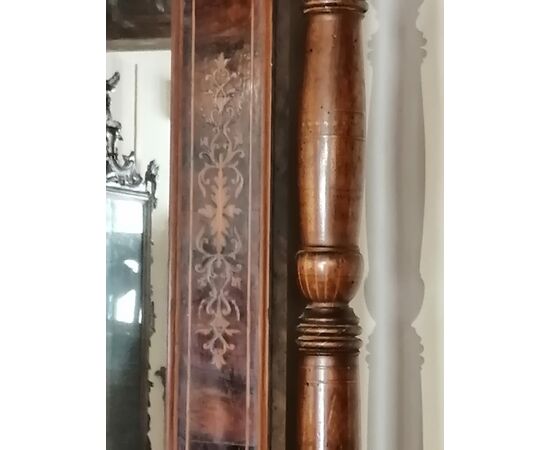 Grande consolle con specchiera e piano in marmo - Carlo X primi '800 - restauri necessari