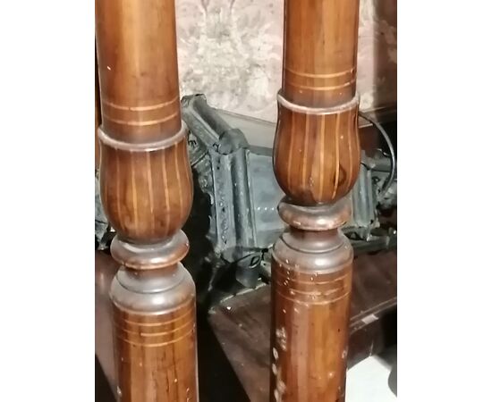 Grande consolle con specchiera e piano in marmo - Carlo X primi '800 - restauri necessari