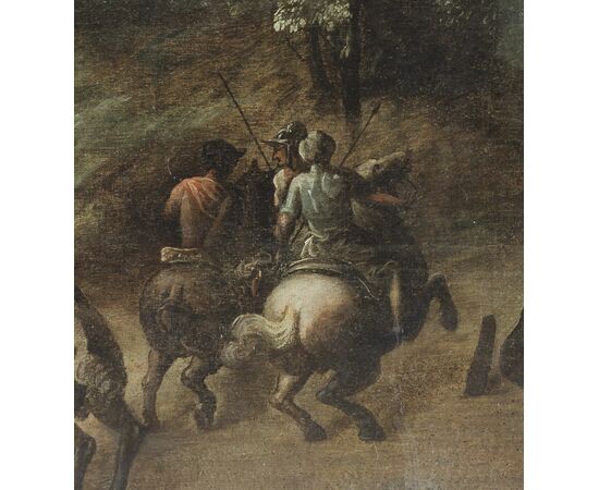 The Beheading of Goliath - Italian School 17th Century - oil on canvas