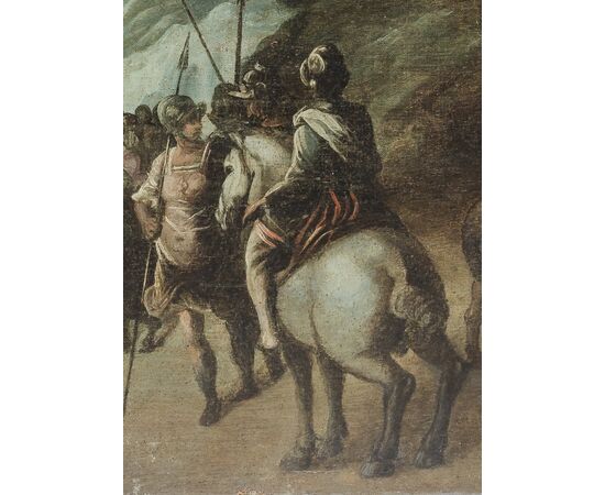 The Beheading of Goliath - Italian School 17th Century - oil on canvas