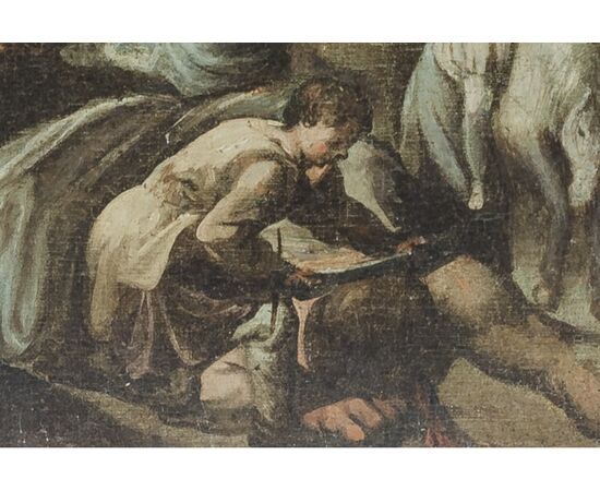 The Beheading of Goliath - Italian School 17th Century - oil on canvas