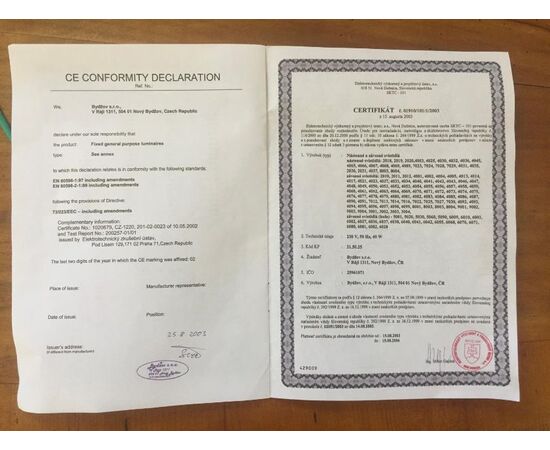 LAMPADARIO DI BOEMIA MISURE 160X160  CON DOCUMENTAZIONE