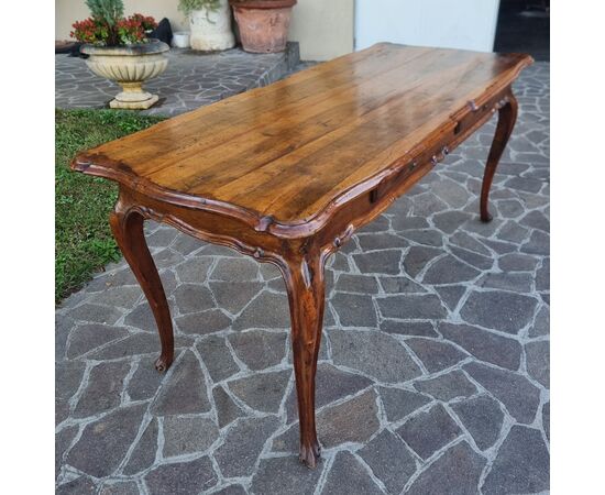 Tavolo direttorio del 700 in noce Venezia