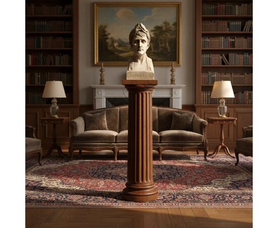 
Busto in Marmo Bianco di Napoleone – XIX Secolo