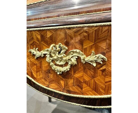 
Bonheur du Jour Napoleone III in palissandro e bois de rose