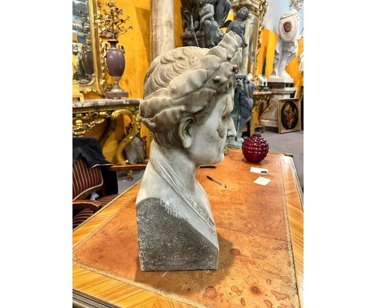 
Busto in Marmo Bianco di Napoleone – XIX Secolo