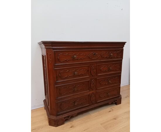 Canterano noce epoca XVIII sec -'700 - lombardo comò-cassettone