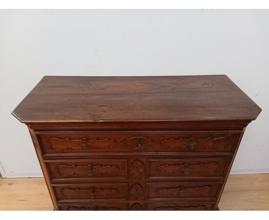 Canterano noce epoca XVIII sec -'700 - lombardo comò-cassettone