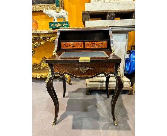 
Bonheur du Jour Napoleone III in palissandro e bois de rose