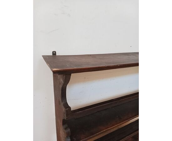 Piattaia in abete - rustica - fine '800 - scaffalatura mensola