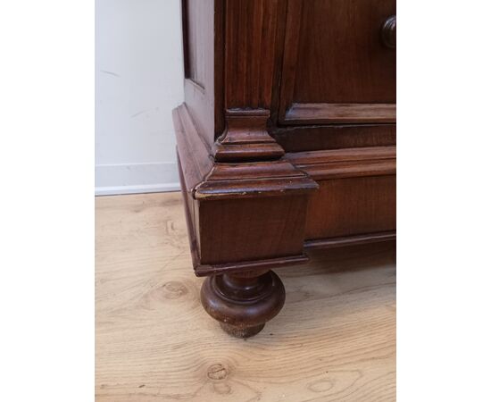 Settimino settimanale umbertino noce - fine '800 - cassettiera - cassettone