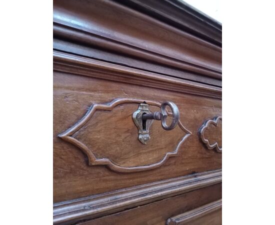 Canterano noce epoca XVIII sec -'700 - lombardo comò-cassettone