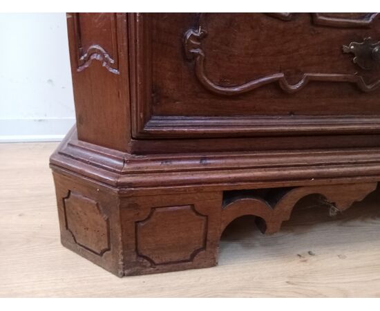 Canterano noce epoca XVIII sec -'700 - lombardo comò-cassettone