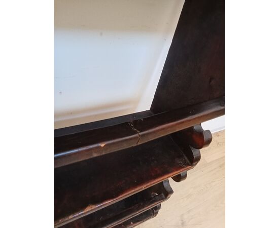 Piattaia in abete - rustica - fine '800 - scaffalatura mensola