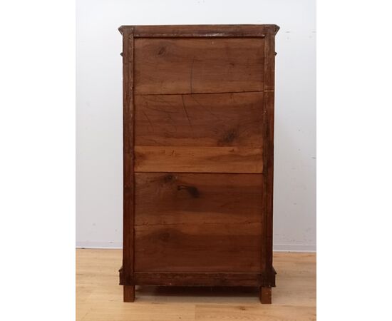 Settimino settimanale umbertino noce - fine '800 - cassettiera - cassettone