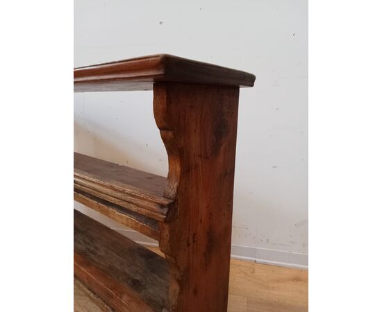 Piccola piattaia da appoggio/muro in abete - fine '800