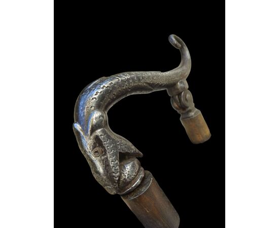 Splendido battiporta a forma di drago  Italia XVII secolo